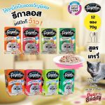 [โหล 12 ซอง][Set อาหารเปียกแมวโต เกรวี่] รีกาลอส Regalos พรีเมียม HumanGrade ไม่เติมเกลือ โดยนอติลุส