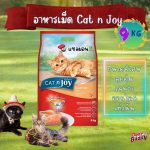 CAT n joy Triple Protection สูตรแมวโต 9kg รสแซลมอน