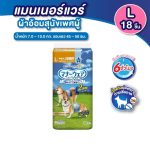 Unicharm Pet Mannerwear แมนเนอร์แวร์ ผ้าอ้อมสุนัข แพ็คกลาง เพศผู้และเพศเมีย ไซส์ SSS-L แพมเพิสหมา - Image 9