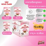 Royal Canin Kitten Pouch 12 ซอง (โรยัล คานิน) อาหารเปียกสำหรับลูกแมว อายุ 4 - 12 เดือน