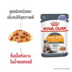 Royal Canin Hair & Skin Care Pouch 12 (โรยัล คานิน)  อาหารเปียก แมวโต อายุ 1 ปีขึ้นไป ดูแลสุขภาพผิวหนัง เส้นขน - Image 4