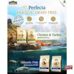 Perfecta Holistic Grain Free อาหารแมว เกรดพรีเมียม ไม่มีธัญพืช สูตรไก่ / สูตรปลา (อายุ 4 เดือนขึ้นไป) - Image 3