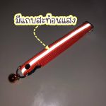 ปลอกคอสุนัข ปลอกคอแมว ปลอกคอสะท้อนแสง ปรับความยาว 20-35 ซม. ปลอกคอน่ารัก ปลอกคอสีสันสดใส - Image 4