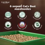 ทรายแมว Cat's Best Original 10 L ทรายแมว 10L ส่งฟรี ทรายไม้สน จับตัวเร็ว ทิ้งชักโครกได้ - Image 5