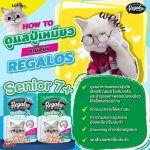 [แบ่งซอง][อาหารเปียกแมวสูงวัย] รีกาลอส Regalos พรีเมียม Human Grade ไม่เติมเกลือ โดยนอติลุส 70g - Image 3