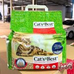 ทรายแมว Cat's Best Original 10 L ทรายแมว 10L ส่งฟรี ทรายไม้สน จับตัวเร็ว ทิ้งชักโครกได้ - Image 2