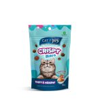 CAT n joy Crispy Bites (60g) ขนมแมวกรุบกรอบ แคทเอ็นจอย บำรุงขน มีสูตรลูกแมว รสทูน่า แซลมอน ซีฟู้ด - Image 5