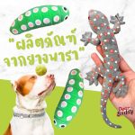 เพื่อนน้องงง ผลิตภัณฑ์จากยางพารา ของเล่นสำหรับสัตว์เลี้ยง ตุ๊กแกปลอม จิ้งจกปลอม หนอนปลอม
