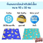 แผ่นเจลรองนอนคลายร้อน ขนาด 40x50 เซนติเมตร แผ่นเจลเย็น ที่นอนเย็น เบาะนอนเย็น สำหรับสุนัขและแมว - Image 2