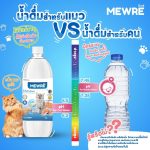 ปริมาตร 1000 มล. Mewre น้ำดื่มมิวเร่ น้ำดื่มสำหรับแมวโดยเฉพาะ มีการปรับค่า pH ให้เหมาะสมกับน้องแมว มีแร่ธาตุที่ดีต่อแมว - Image 2