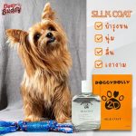 ใช้ดีบอกต่อค่า Silky hair coat 85 ml. ผลิตภัณฑ์ดูแลขนสำหรับสุนัขและแมว กลิ่นหอม ลดขนพันกัน