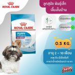 Royal Canin Mini Indoor Puppy 500g อาหารลูกสุนัข พันธุ์เล็ก เลี้ยงในบ้าน ย่อยง่าย ลดกลิ่นมูล (โรยัล คานิน)